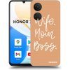 Picasee silikónový prehľadný obal pre Honor X7 - Boss Mama