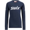 Detské funkčné tričko Swix, RACEX CLASSIC JR tmavo modrá,biela 140