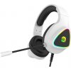 Canyon GH-6, Shadder herný headset, USB / 2x 3.5mm jack, 2m kábel, multicolor RGB podsvietenie, biely CND-SGHS6W
