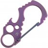 Kansept Carabiner Purple Anodized Titanium with Blue Anodized Lock C011A3