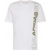 Pánske tričko adidas, VERTICAL LINEAR LOGO GRAPHIC T-SHIRT Biela,Zelená M