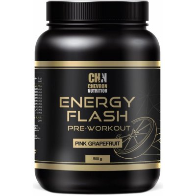 Anabolizér Chevron Nutrition Energy Flash pre-workout 500 g grep, nakopávač, na použitie p (8594198960168)