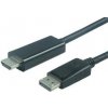 PremiumCord DisplayPort na HDMI kábel 3m M/M kportadk01-03