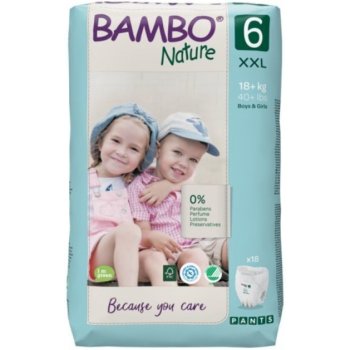 Bambo PANTS XL-6 pre deti 18+ kg plienkové nohavičky ... od 9,78 € -  Heureka.sk