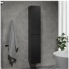 BATH DELUXE | Kúpeľňová skrinka HENRY 186 cm matná čierna | BT0102