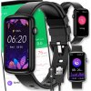 SMARTWATCH HODINKY WATCH MENU PL DÁMSKY PULS ČIERNY AMOLED SPORT POĽSKÉ