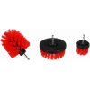 Sixtol Sada kief na vŕtačku na čistenie auta CAR DETAILING DRILL BRUSH 3 MEDIUM, 3 ks