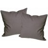 Forbyt Obliečka na vankúš tmavosivá, 40 x 40 cm