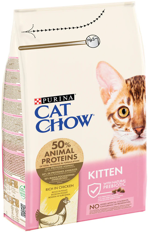Purina Cat Chow Kitten kura RICE 1,5 kg
