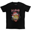 Def Leppard - Holiday Leppard (Black) (tričko) Medium