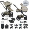 EASYWALKER SET Kočík 4v1 Harvey⁵ Premium Pearl Taupe XXL AIR + CYBEX Aton B2 i-Size