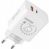 Adaptér OBAL:ME USB-A + USB-C 25W Biely