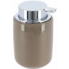 TENDANCE Dávkovač mydla Olivon, béžová/s chrómovými prvkami, 235 ml