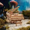 Robotime Rokr Drevené mechanické 3D puzzle Čarovný klavír 223 ks