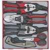 Sada náradia na rezanie a strihanie: štiepacie kliešte, nožnice a nôž, 5 dielov, Teng Tools 144020104
