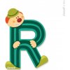 Janod Janod Drevené písmenko R lepiace 9 cm J04559