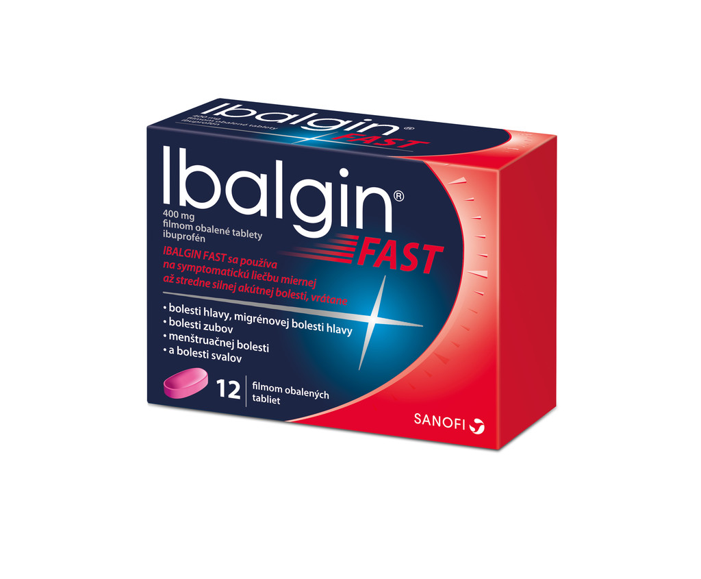 Ibalgin Fast tbl.flm.12 x 400 mg od 3,38 € - Heureka.sk