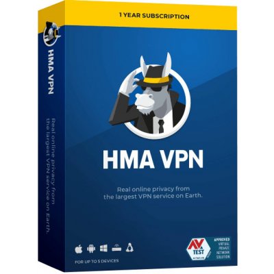 HMA VPN (HideMyAss VPN) - Neobmedzene zariadení, 12 mes.