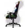 Herná stolička Huzaro Detská herná stolička HZ-Ranger 6.0, RGB mesh, čierna (RANGER_6.0_RGB_MESH)