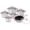 Súprava hrncov Klausberg hrnce nerezová oceľ 12 ks