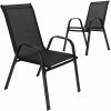 Springos GF0102 zahradná stolička 73 x 55,5 x 93 cm (2 ks)