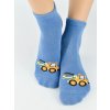 Chlapčenské ABS ponožky SB009 - 27-30 / modrá