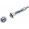 LUX Kovové hmoždinky do dutiny so skrutkou, 4 ks, 4 x 32 mm