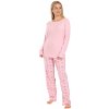 Dámske pyžamo Gina ružové (19143) S