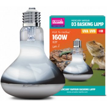 Arcadia D3 Basking Lamp 160 W