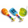 Drevené hudobné nástroje Music Set with Maracas Eichhorn kastanet hrkálka maracas od 12 mes