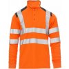 PAYPER GUARD+ WINTER FLUO 001077-0028 / Dvojfarebná reflexná polokošeľa s dlhým rukávom - oranžová/navy blue 4XL