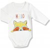 LULLABY Detské body - Hello Líška veľkosť: 68 (4-6m)