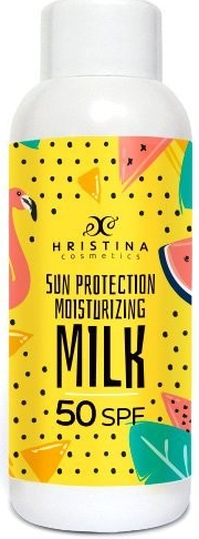 Hristina přírodní hydratační mlieko na opaľovanie SPF50 150 ml