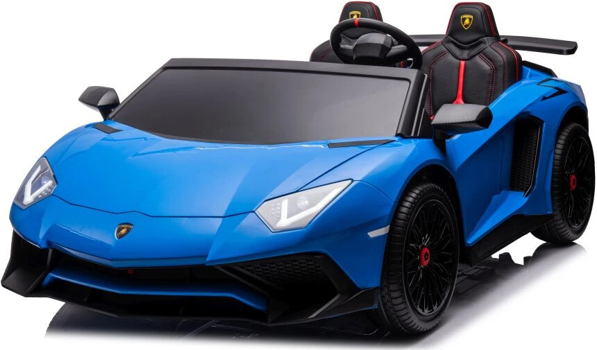 Modré elektrické autíčko Mamido Lamborghini XXL 24V A8803 pre náročné detičky – zážitok ako v pravom aute!