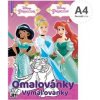 Omaľovanky JM A4 - Disney Princezné
