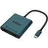 ONTEN OTN-9175K 4v1 redukcia - 2x HDMI / USB-C / USB-A na USB-C - petrolejová - možnosť vrátiť tovar ZADARMO do 30tich dní