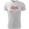 Cycling ekg - Pánske tričko Fantasy športové - L ( Biela )