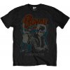 David Bowie Tričko 1972 World Tour Unisex Black M
