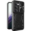 Techsuit - CamGuard Pro odolné puzdro s krytom fotoaparátu pre Xiaomi Redmi 15 4G / Redmi 15 5G - čierne
