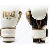 Boxerské rukavice Everlast Powerlock 2 bielo-zlaté