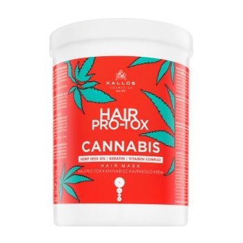 Kallos Hair Pro Tox Cannabis maska s konopným olejom a keratínom 1000 ml
