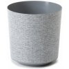 Kvetináč plast sivý Lamela 28,5 cm x 28,5 x 31,6 cm