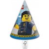 Procos Eko papierové čiapočky - Lego city, 6 ks