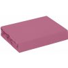 EUROFIRANY BAVLNENÉ PRESTIERADLO S GUMOU ADELA 120X200X25 CM RUŽOVÁ