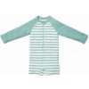 Little Dutch Plavky dlhý rukáv Stripes Surf Blue