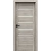 PORTA Doors SET Rámové dvere VERTE HOME J.5 so sklom, 3D fólia Agát strieborný + zárubeň PD-VER-J5_AGATSTRIEB