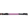 Flamingo LED nylonový obojek růžový s USB nabíjením 48cm