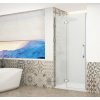 Gelco TRINITY CHROME sprchové dvere do niky 800 mm, matné sklo, lavé GT1280ML-CH