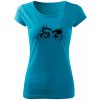 T-ričko BMW S1000XR dámske tričko Farba trička: Tyrkysová, Veľkosť: XS