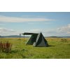 Stan Superlight A-Frame, hojdacie siete DD Hammocks, 2 Adventurers, olivovo zelená